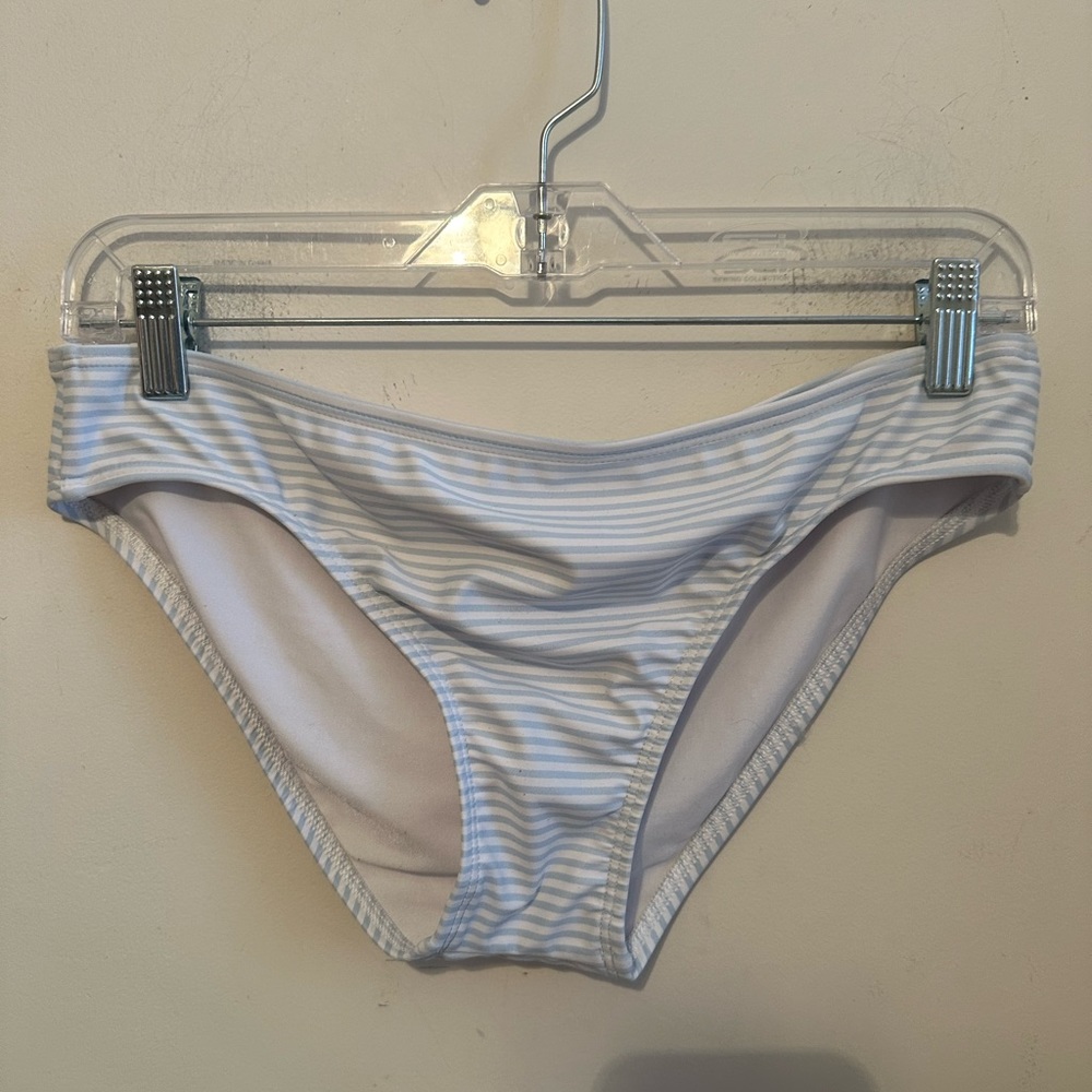 Minnow stripe Bikini Bottom Women’s Medium Swimwear